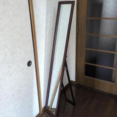 姿見　150cmx25cm ダークブラウン