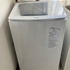 【受け渡し者決定 受付終了】洗濯機8kg(AQUAガラス面全自動...