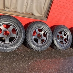 17x7.5J アルミホイール　スタットレス265/65/R17...