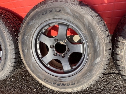 17x7.5J アルミホイール　スタットレス265/65/R17 4本セット
