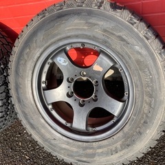 17x7.5J アルミホイール　スタットレス265/65/R17 4本セットの画像