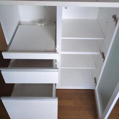 食器棚　収納　白　の画像