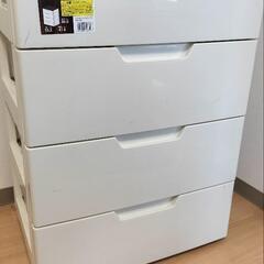 ウッドトップチェスト 4段 PG-554 アイリスオーヤマの画像
