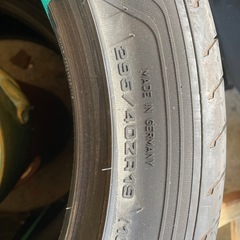 タイヤ19in295新品2本の画像