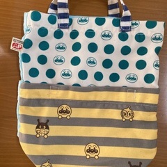 アンパンマン　お弁当バッグ　布製の画像