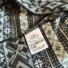 ノルディック柄の長袖フリース ★メンズSサイズ★の画像