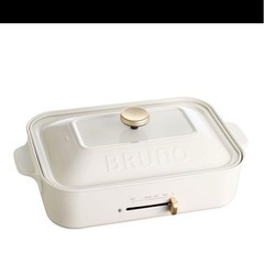 BRUNO コンパクトホットプレート ホワイト 平面 たこ焼き