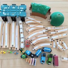 BRIO 木製レール トンネル 電車
