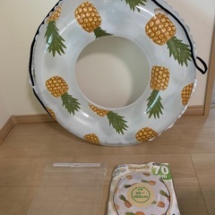 ★中古品★ ドウシシャ 浮き輪 70cmの画像