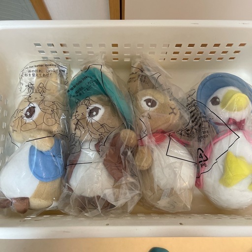 ピーターラビット ぬいぐるみ 4体せット (m!m!) 三条のおもちゃ