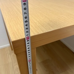 テーブル（ニトリ）（イス1脚）（2人用）（バラシ可能）の画像