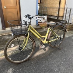 26型自転車WONKAタウン太タイヤ