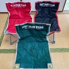キャプテンスタッグコンパクトチェア(ミニ)３つセットの画像
