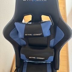 ゲーミングチェア　GTR RACING ブルーの画像