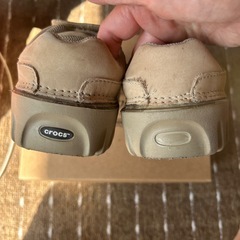 CROCS 迷彩シューズ　マジックテープ12C13の画像