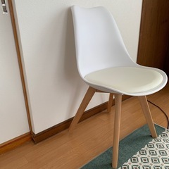 イス　チェアー　ダイニング　シンプル　白