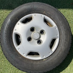 ホンダ 純正 バモス 12インチ 鉄ホイール BS タイヤ付 1...