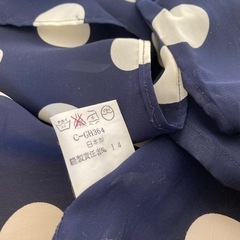 お値下げ☆シースルー水玉ロングシャツの画像