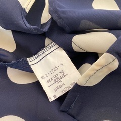 お値下げ☆シースルー水玉ロングシャツの画像