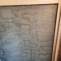 16日まで　昭和レトロ　柄ガラスの画像