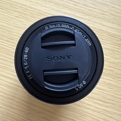 SONY E 28-60mm F4-5.6 ズームレンズの画像