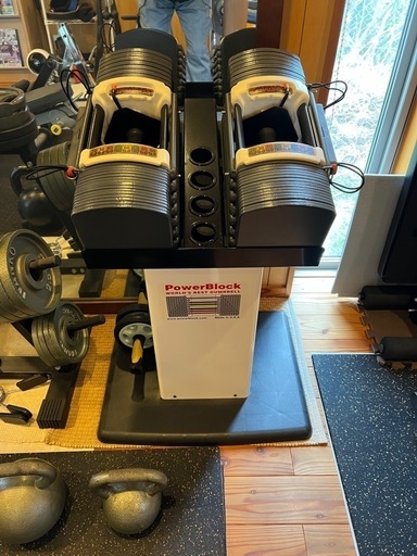 パワーブロック、クロームダンベルセット