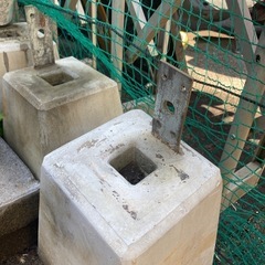 (お取引中)  　束石　ウッドデッキの土台石12個セットの画像