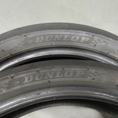 廃タイヤ？　DUNLOP　α13SP　110/70R/17　15...