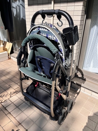 ベビーカー 最上級モデル Aprica アプリカ　オプティア　クッション　A型 元定価7万円　　