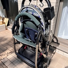 ベビーカー 最上級モデル Aprica アプリカ　オプティア　クッション　A型 元定価7万円　　の画像