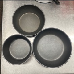 取手の取れるフライパンセット 蓋付 カインズ 取手なしの画像