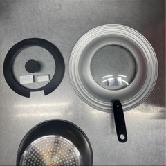取手の取れるフライパンセット 蓋付 カインズ 取手なしの画像