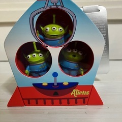 【中古雑貨】リトルグリーメン　フィギィア　ディズニー