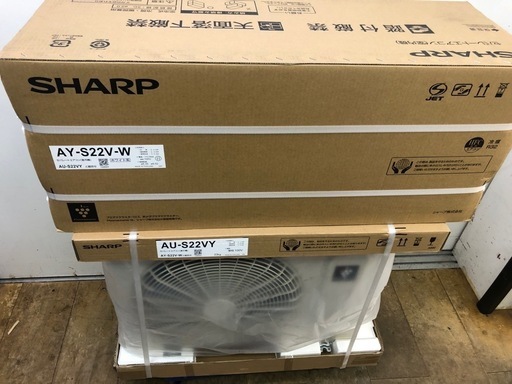 K071★SHARP製★2024年製冷暖房兼用エアコン6畳用★3カ月間保証付き★取付手配可能