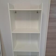 IKEA BAGGEBO バッゲボー
棚, ホワイト, 50x25x160 cmの画像
