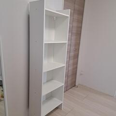 IKEA BAGGEBO バッゲボー
棚, ホワイト, 50x25x160 cmの画像