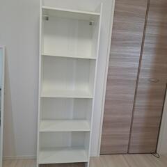 IKEA BAGGEBO バッゲボー
棚, ホワイト, 50x25x160 cmの画像