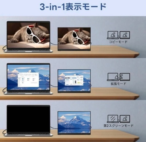 残りわずか！早い者勝ち！モバイルモニター 13.9
