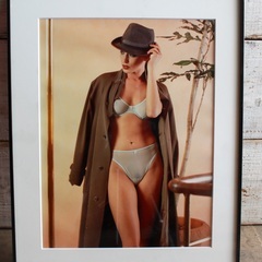 【武蔵小山店】 ビンテージ フォト Hiroshi OSAKA pierre cardin lingerie 1999 ピエール・カルダン アート フォトフレーム 写真 壁掛け インテリア 広告写真 ランジェリー ポートレートの画像