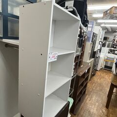 【リサイクルショップどりーむ鹿大前店】No.1075　カラーボックス　収納棚　棚　白色　便利品　処分特価の画像