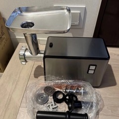 電動ミートグラインダー 肉挽き器 [100V 500W] 腸詰め...