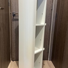 3段本棚　マガジンラック　 ホワイト　の画像