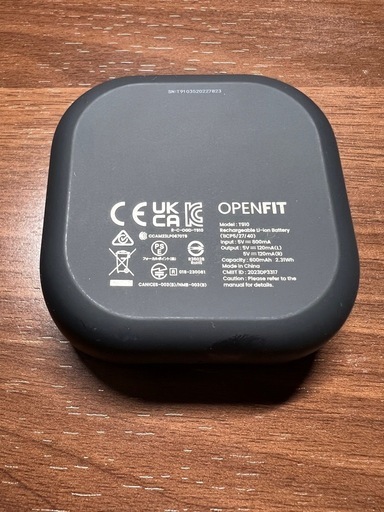 空気伝導　ワイヤレスイヤホン SHOKZ OPENFIT(ブラック) 　FOCAL POINT T910