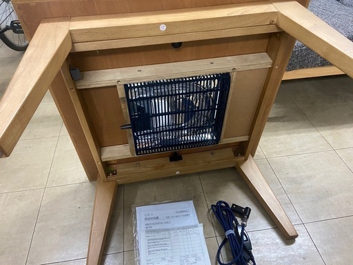 中古美品  unico  コタツテーブル W700 KNOD 家具 ブランド家具