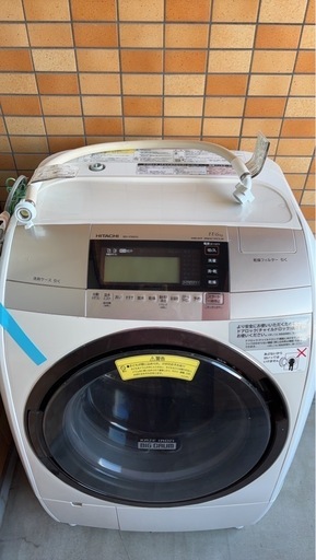大容量 日立 電気洗濯乾燥機 BD-V9800L 2016年式 11kg 6kg HITACHI ドラム