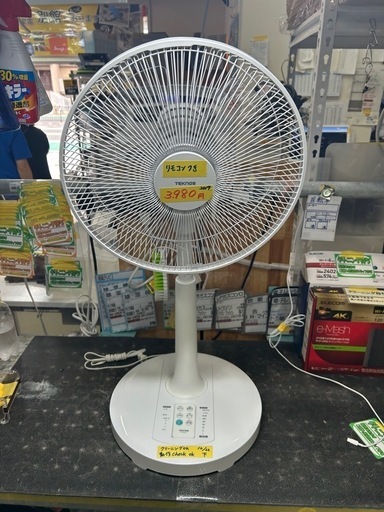 【扇風機】テクノス★2019年製　クリーニング済/6ヶ月保証付　管理番号10903