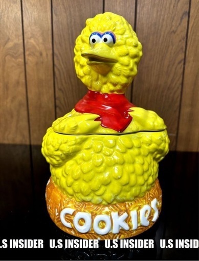 LAより入荷!!　■MUPPETS INC セサミストリート/ビックバート　クッキージャー　■岐阜より迅速発送★送料無料