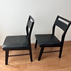 ダイニングチェア2個セット　の画像