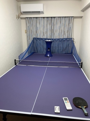 卓球ロボ、防球ネット、練習球100球