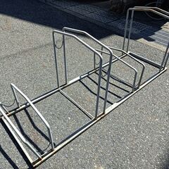 自転車スタンド台　４台整頓と盗難防止にもなります！